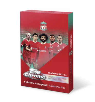 2023-24 TOPPS CHROME LIVERPOOL FC SOCCER TEAM SET