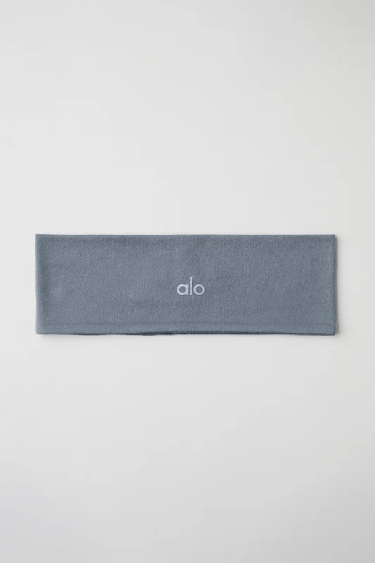 Performance Conquer Headband - Steel Grey