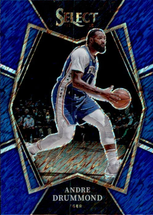 Andre Drummond, Premier Level Shimmer Prizm, 2021-22 Panini Select Basketball NBA