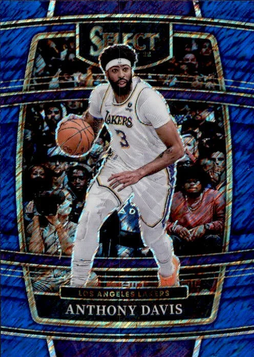 Anthony Davis, Concourse Shimmer Prizm, 2021-22 Panini Select Basketball NBA