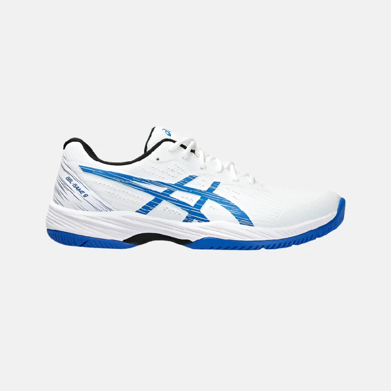 Asics GEL-GAME 9 Men's Tennis Shoes -White/Tuna Blue