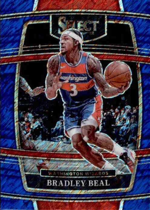 Bradley Beal, Concourse Shimmer Prizm, 2021-22 Panini Select Basketball NBA