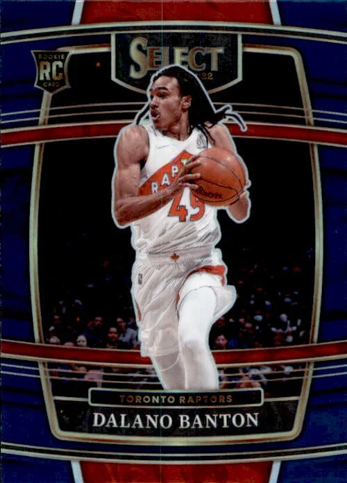 Dalano Banton, RC, Concourse Prizm, 2021-22 Panini Select Basketball NBA