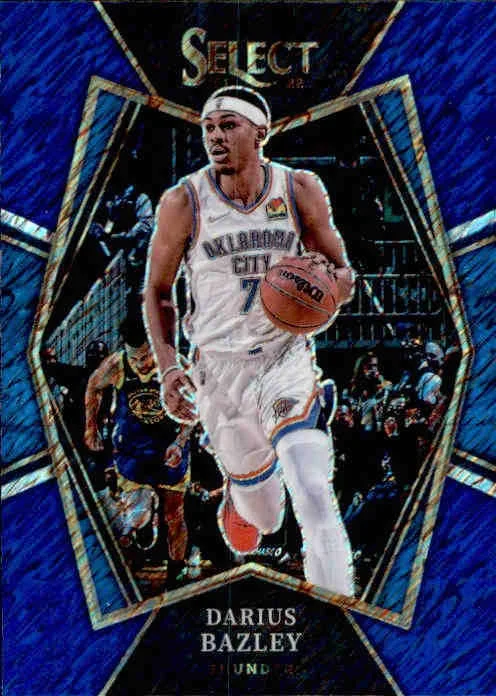 Darius Bazley, Premier Level Shimmer Prizm, 2021-22 Panini Select Basketball NBA