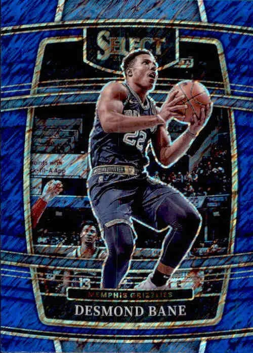 Desmond Bane, Concourse Shimmer Prizm, 2021-22 Panini Select Basketball NBA