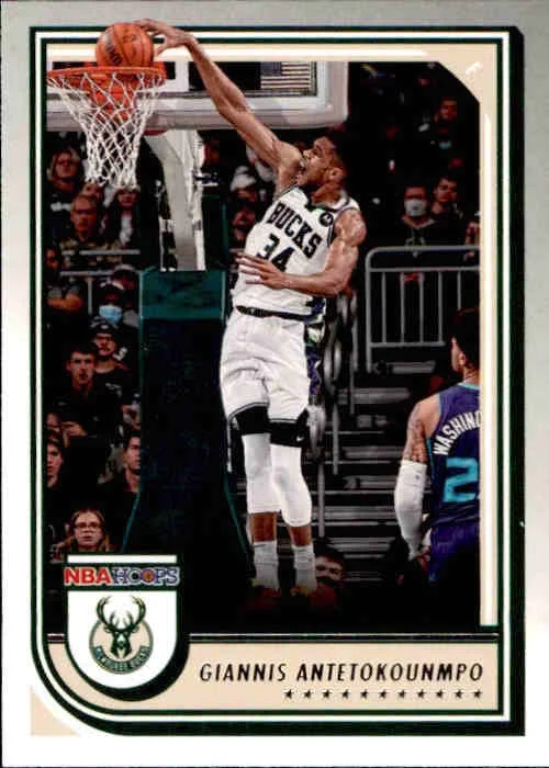 Giannis Antetokounmpo, #44, 2022-23 Panini Hoops Basketball NBA