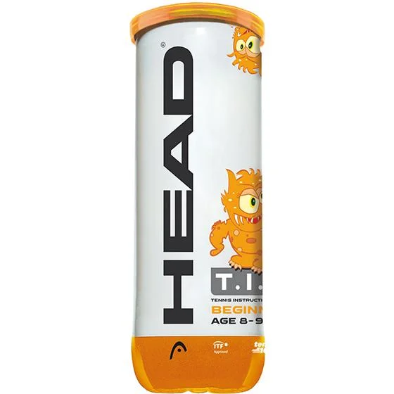 Head TIP Orange Mini Tennis Balls - Tube of 3