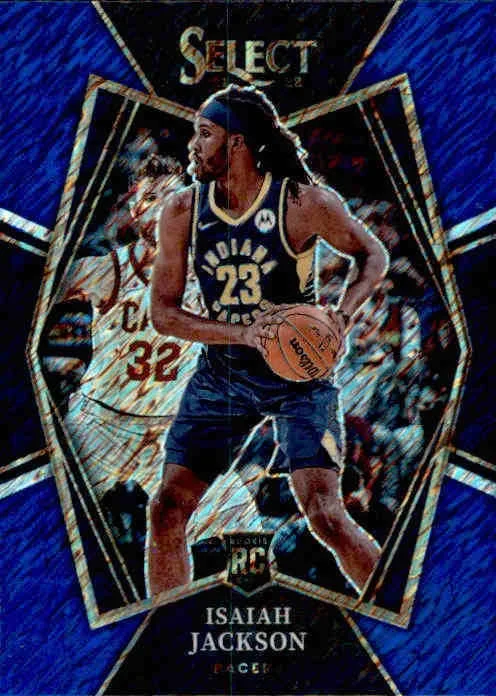 Isaiah Jackson, RC, Premier Level Shimmer Prizm, 2021-22 Panini Select Basketball NBA