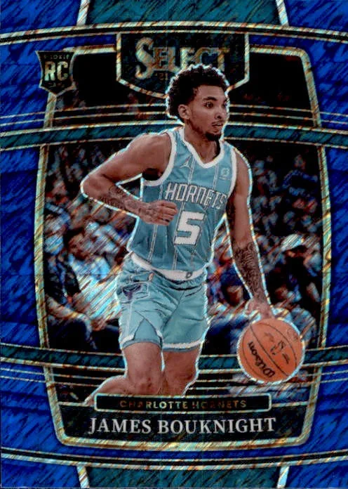 James Bouknight, RC, Concourse Shimmer Prizm, 2021-22 Panini Select Basketball NBA