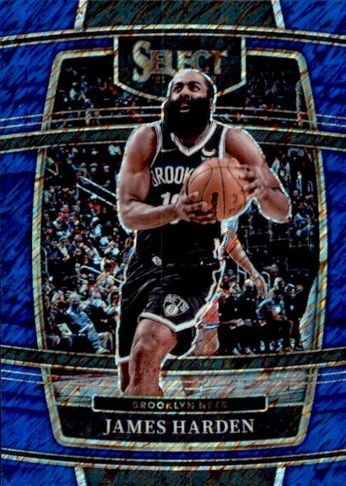 James Harden, Concourse Shimmer Prizm, 2021-22 Panini Select Basketball NBA