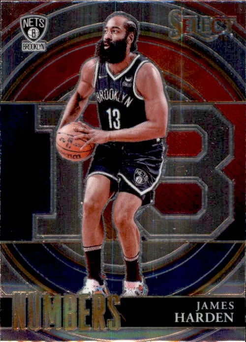 James Harden, Numbers, 2021-22 Panini Select Basketball NBA