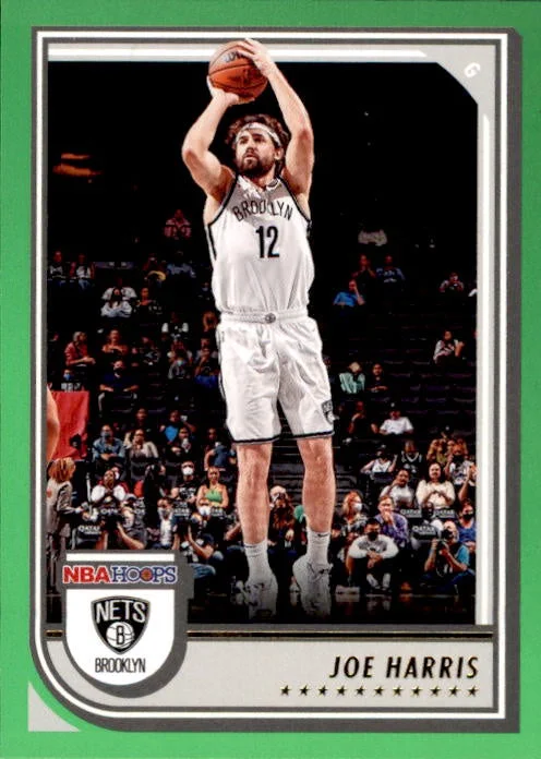 Joe Harris, Neon Green Parallel, 2022-23 Panini Hoops Basketball NBA