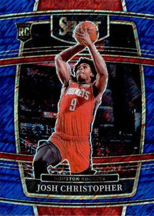 Josh Christopher, RC, Concourse Shimmer Prizm, 2021-22 Panini Select Basketball NBA