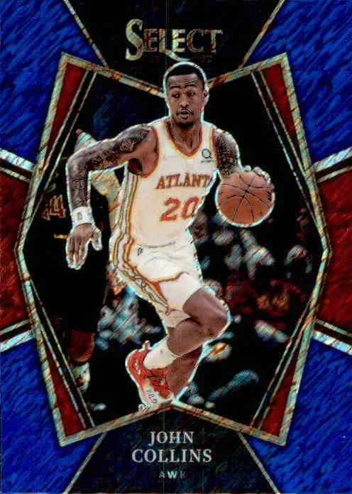 Josh Collins, Premier Level Shimmer Prizm, 2021-22 Panini Select Basketball NBA