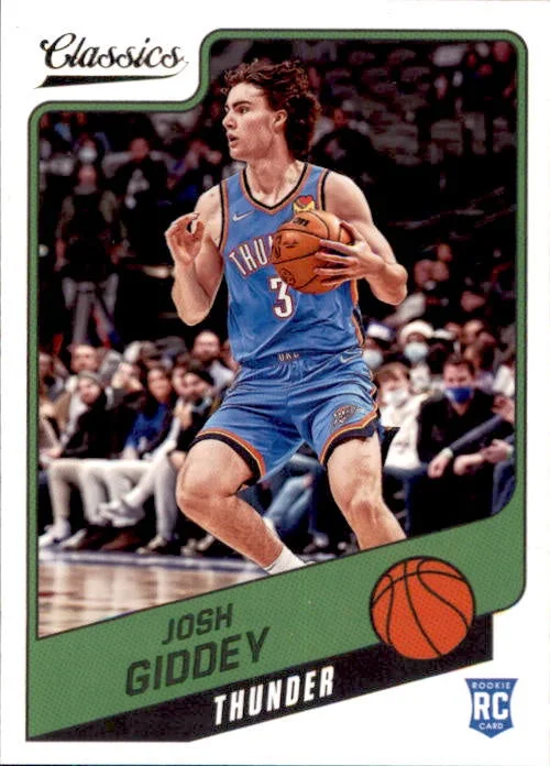 Josh Giddey, RC, Classics, 2021-22 Panini Chronicles Basketball NBA