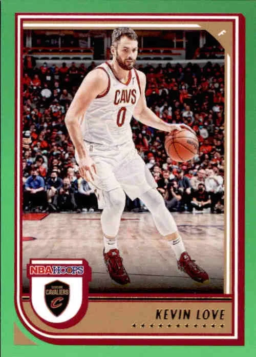 Kevin Love, Neon Green Parallel, 2022-23 Panini Hoops Basketball NBA