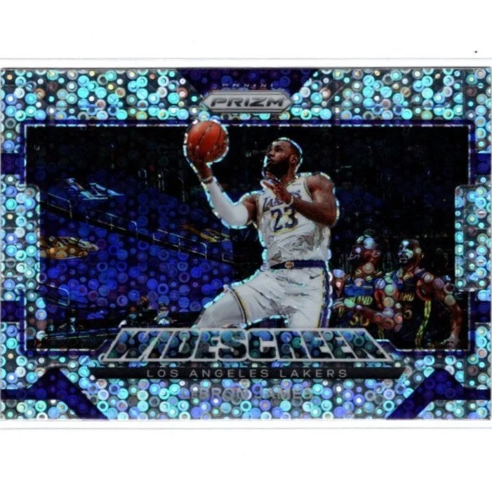 Lebron James, Wide Screen, Disco Prizm, 2021-22 Panini Prizm Basketball NBA