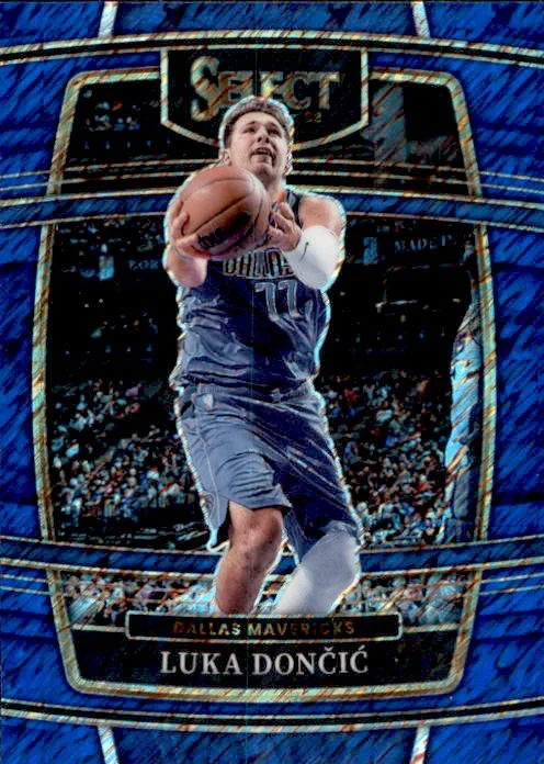 Luka Doncic, Concourse Shimmer Prizm, 2021-22 Panini Select Basketball NBA