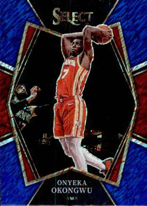 Onyeka Okongwu, Premier Level Shimmer Prizm, 2021-22 Panini Select Basketball NBA