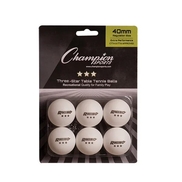 Ping Pong Ball- Tournament 6 Pack