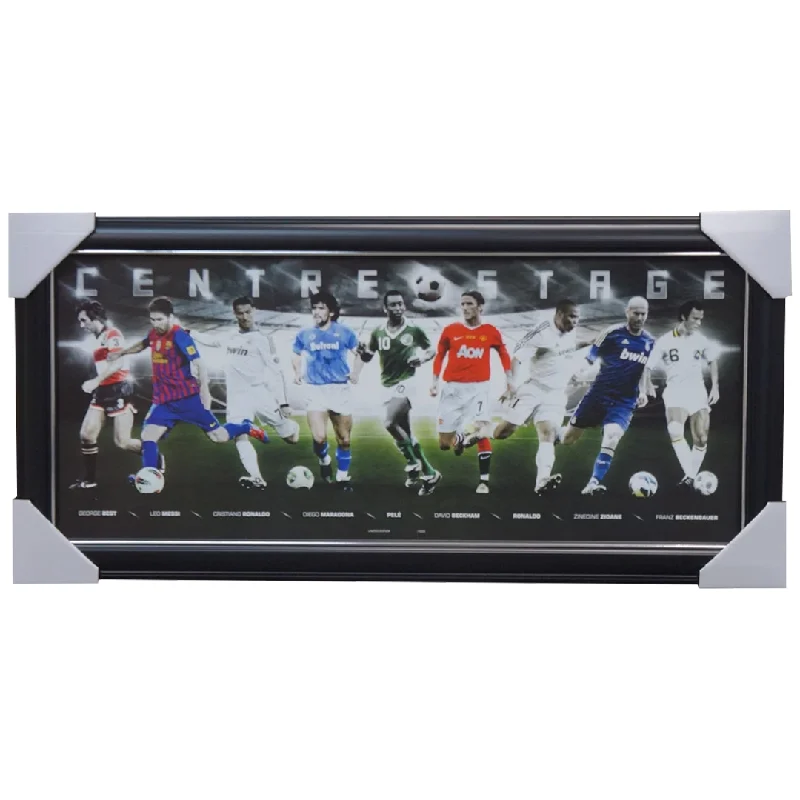 Soccer Centre Stage All Stars Limited Edition Print Framed - 3968