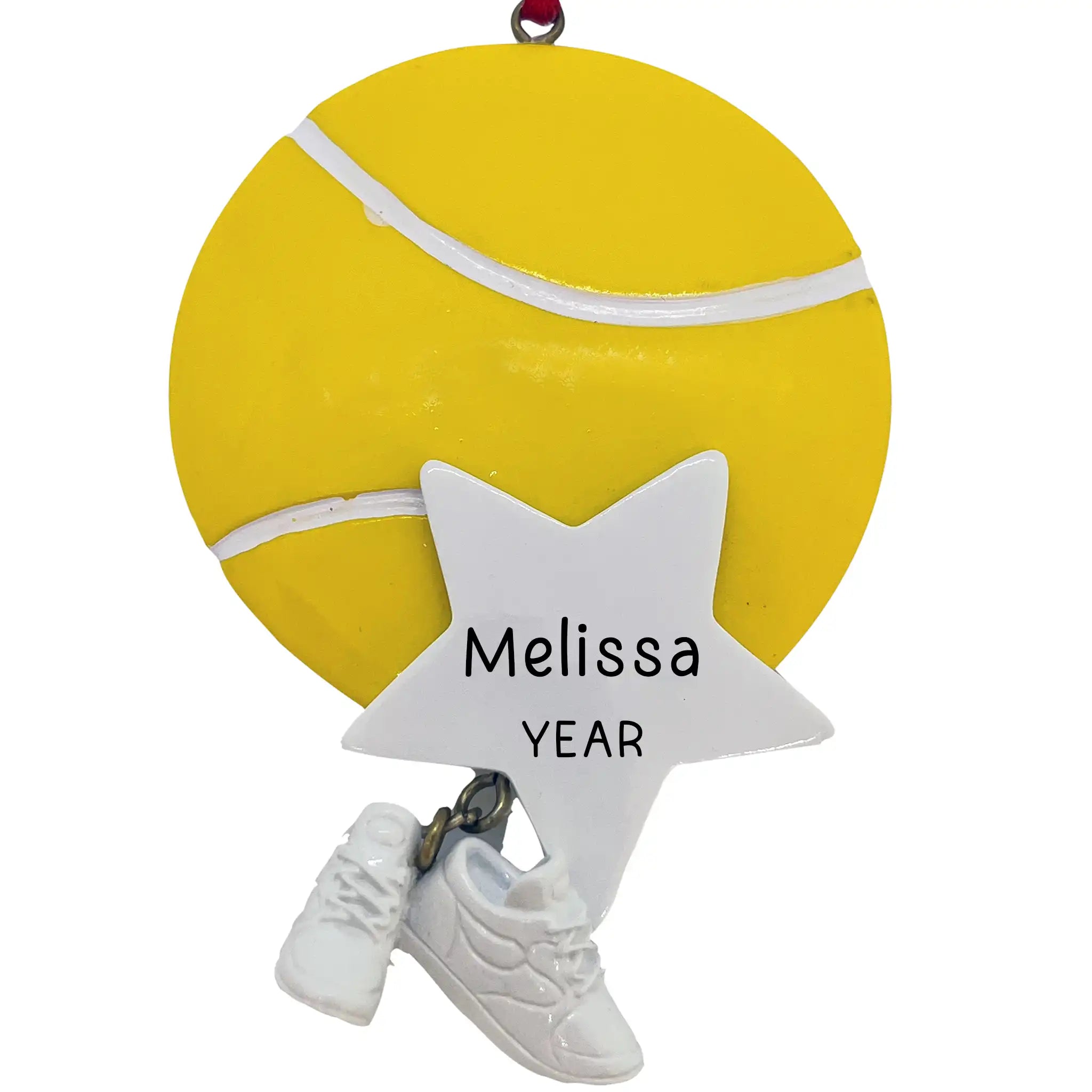 Tennis Star Personalized Ornament