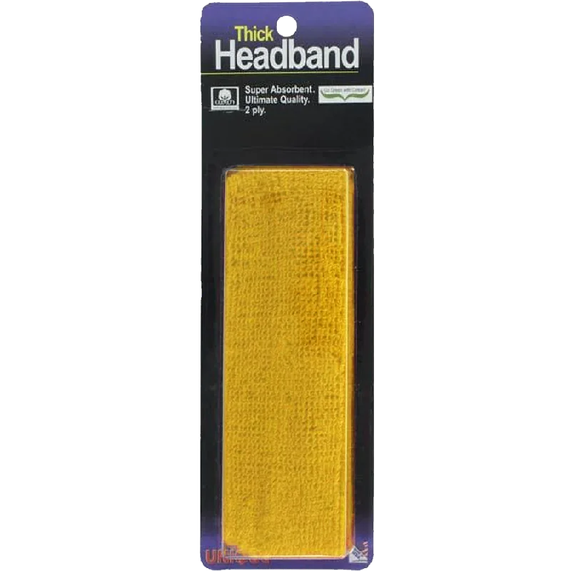 Thick 2-Ply Headband - Gold