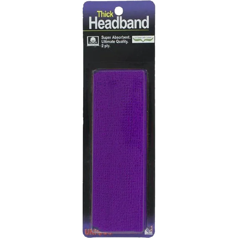 Thick 2-Ply Headband - Plum