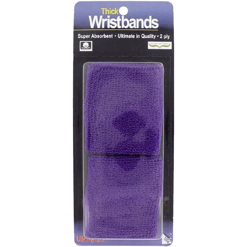 Thick 2-Ply Wristband - Plum