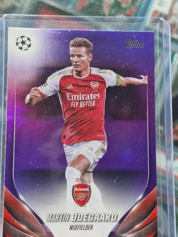 Topps Uefa 23-24 Martin Odegaard Purple Parallel #238/299