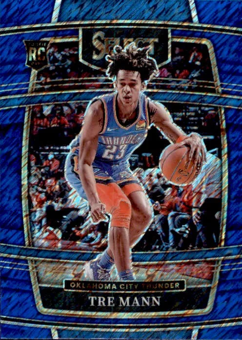 Tre Mann, RC, Concourse Shimmer Prizm, 2021-22 Panini Select Basketball NBA