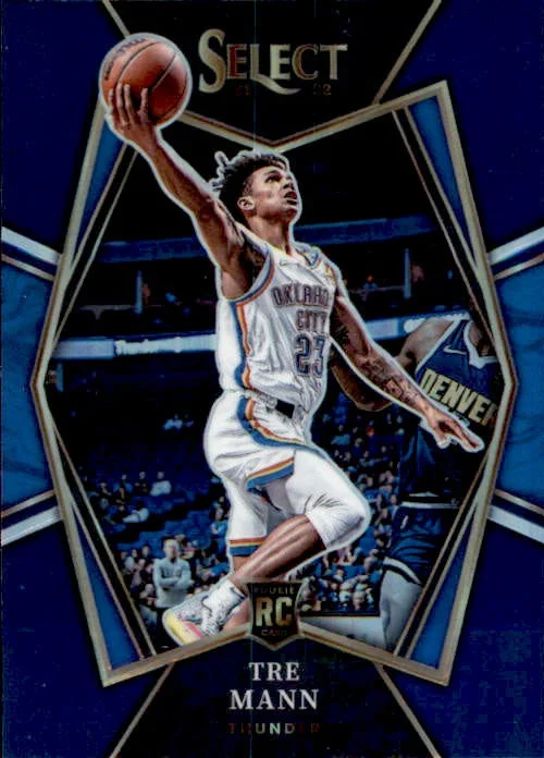 Tre Mann, RC, Premier Level Prizm, 2021-22 Panini Select Basketball NBA