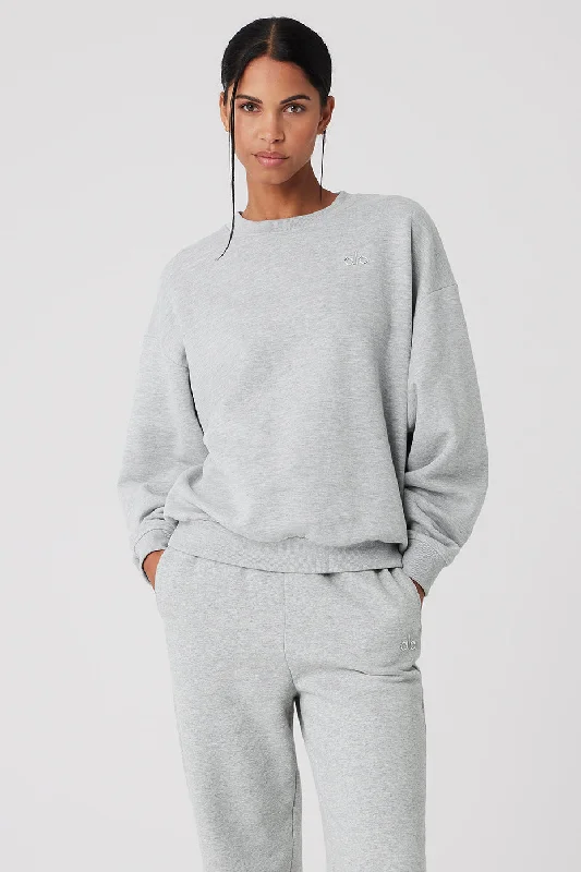 Accolade Crew Neck Pullover - Athletic Heather Grey