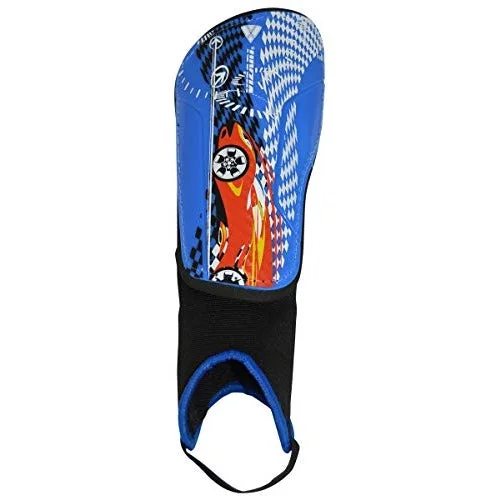 Vizari Racer Soccer Shin guard with Ankle Protection for Boys and Girls