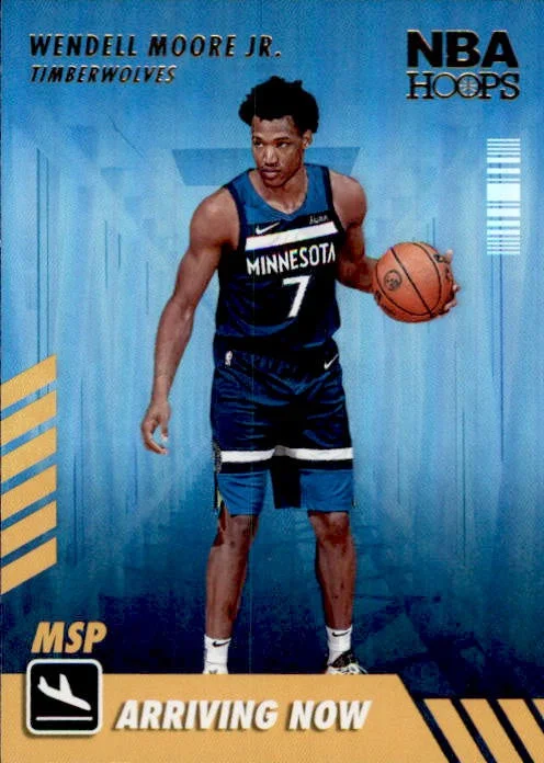 Wendell Moore Jr, Arriving Now Holofoil, 2022-23 Panini Hoops Basketball NBA