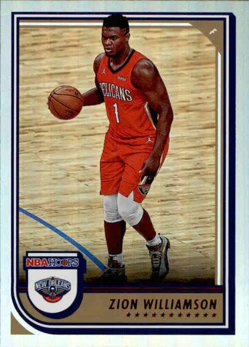 Zion Williamson, Silver Parallel, 2022-23 Panini Hoops Basketball NBA