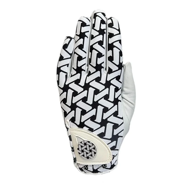 Best Of Golf Leather Glove - Checks