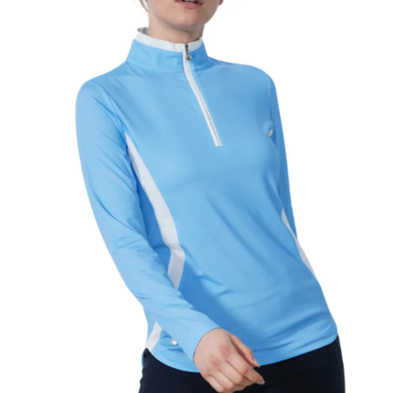 Daily Sports Vichy Mock Top - Belle Blue