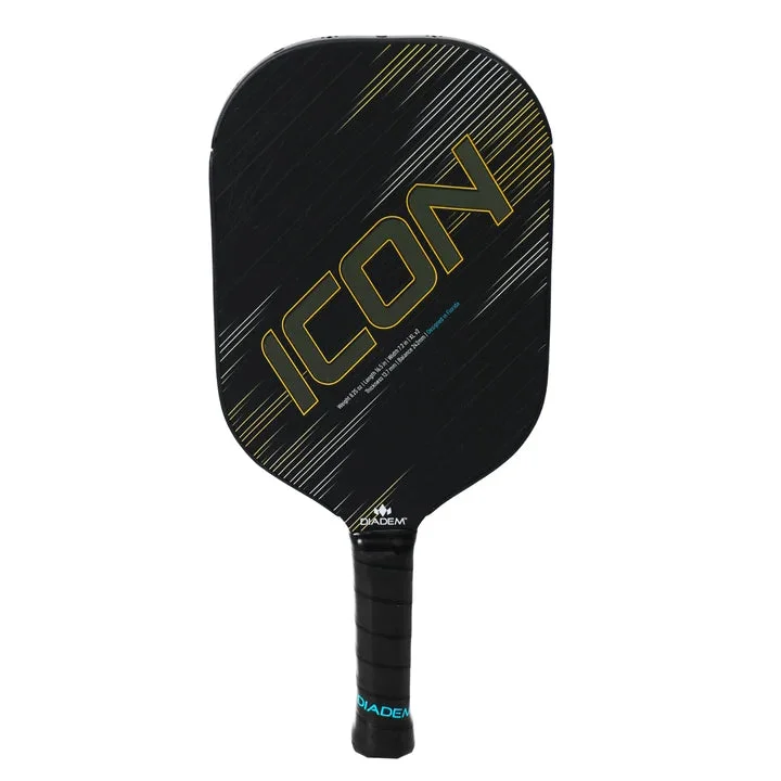 Diadem Icon V2 XL Pickleball Paddle - Black