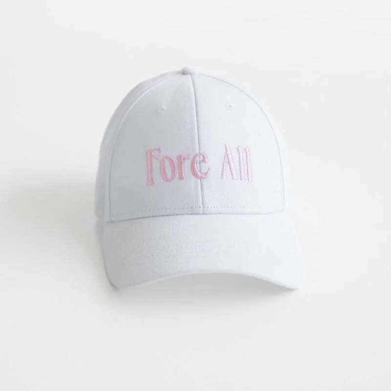 Fore All Teddy Hat - White