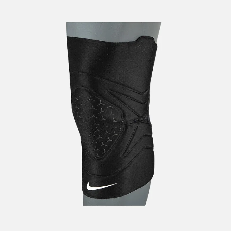 Nike Pro Closed Patella 3.0 Outdoor Sports Gym Training Knee Sleeve -Black/White (1 Piece)