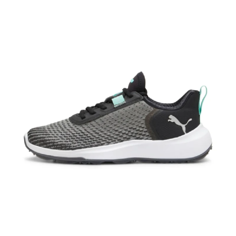 Puma Women's FUSION CRUSH SPORT Spikeless Golf Shoe - Puma Black/Mint