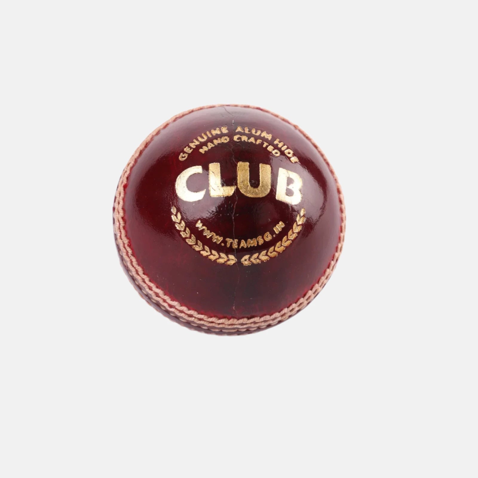 SG Club Red Cricket Leather Ball