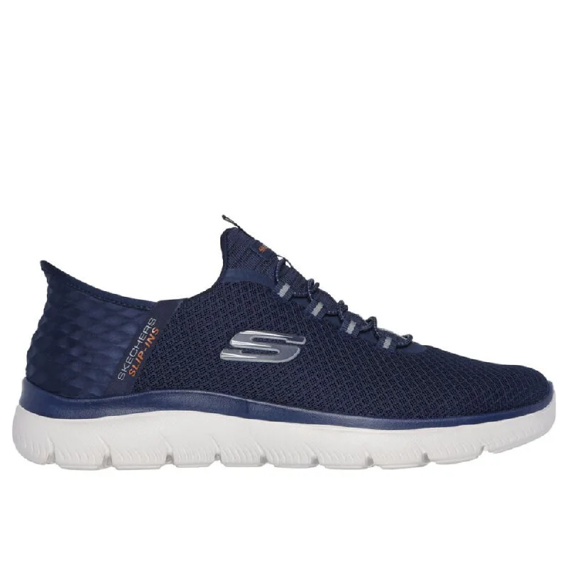 Skechers Men's Slip-ins Summits High Range Shoes - Navy